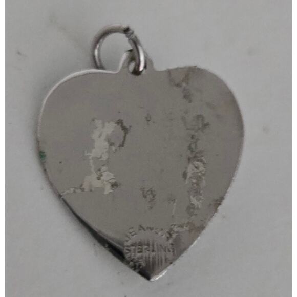 Sterling Confirmation Pendant with Pink Stone - Picture 8 of 9